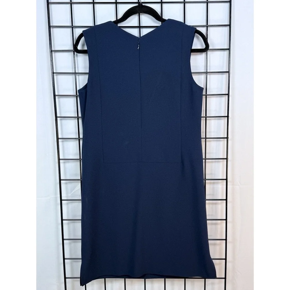 Tory Burch Embroidered Sophia Shift Dress‎ Womens 6 Blue Boho Beaded Casual